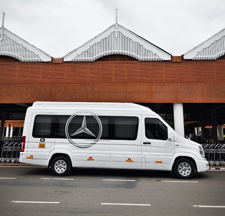 Urbania van rental in Kerala - Kerala Taxi Cab at Cochin International Airport